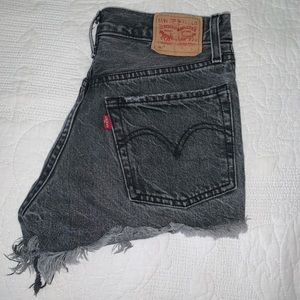 Levi’s high waisted shorts.
